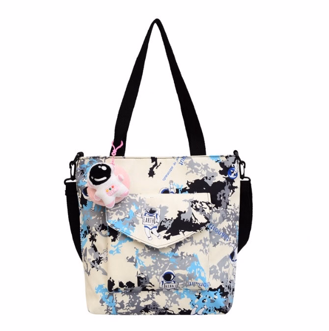 Túi Xách Kết Hợp Túi Đeo Chéo Họa Tiết Thời Trang Hr312 - Haras (Tặng Kèm Móc Khóa Phi Hành Gia) - Ảnh 10