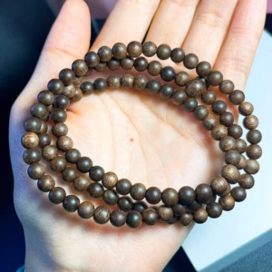 Chuỗi Vòng Tay Trầm Tốc 108 Hạt Thiên Nhiên - Thắng Giang