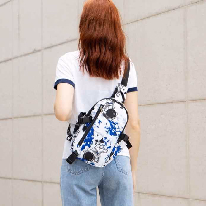 Túi Đeo Chéo Unisex Thời Trang Hr310 - Haras (Tặng Kèm Móc Khóa Phi Hành Gia) - Ảnh 6