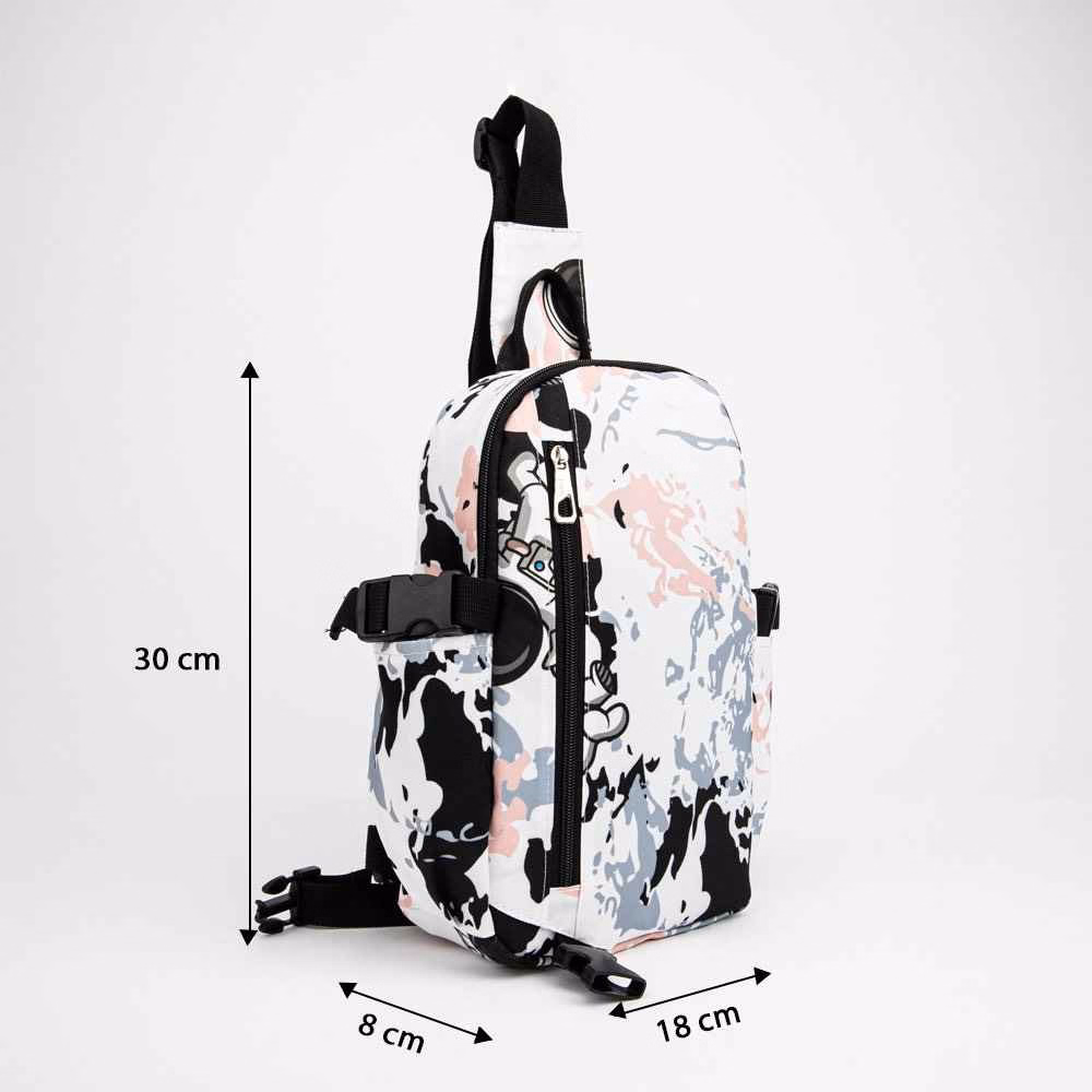 Túi Đeo Chéo Unisex Thời Trang Hr310 - Haras (Tặng Kèm Móc Khóa Phi Hành Gia) - Ảnh 12