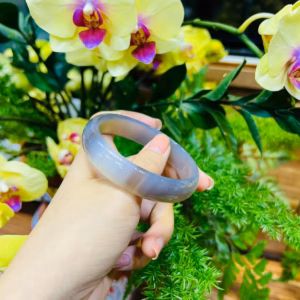 Vòng Tay Chalcedony Khói Thiên Nhiên - Thắng Giang