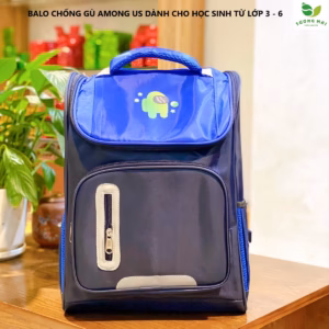 Balo Chống Gù Among Us Siêu Nhẹ Cho Bé Từ Lớp 3 Đến Lớp 6 - Sương Mai