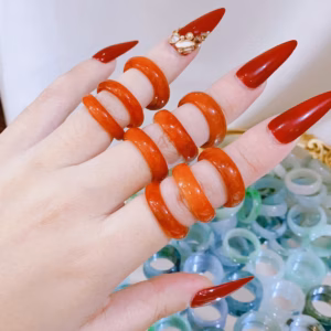 Nhẫn Ngọc Cẩm Huyết Thiên Nhiên - Thắng Giang