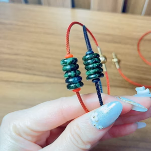 Vòng Tay Ngũ Điếu Ngọc Cẩm Thạch Sơn Thuỷ Thiên Nhiên - Thắng Giang