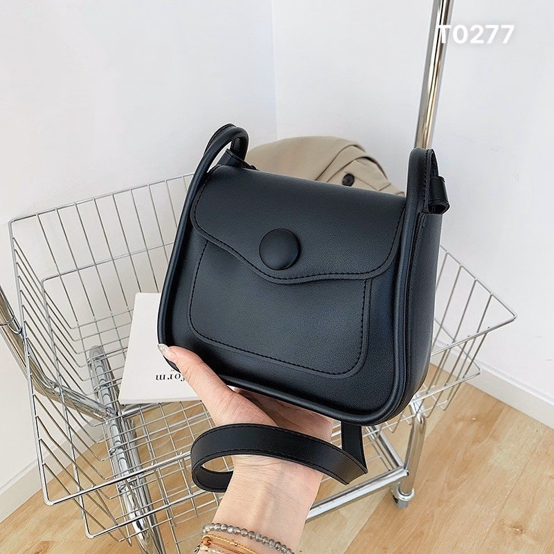 Túi Đeo Chéo Cúc Bấm Phong Cách Hàn Quốc T0277 - Lê Phương Boutique - Ảnh 2