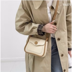 Túi Đeo Chéo Cúc Bấm Phong Cách Hàn Quốc T0277 - Lê Phương Boutique