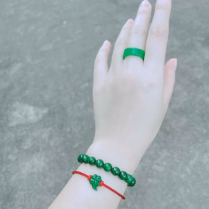 Combo 3 Món Ngọc Cẩm Thạch Bốn Lá May Mắn - Thắng Giang