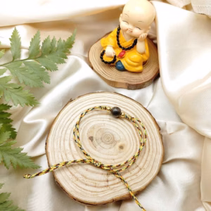 Vòng Tay Trầm Hương Tốc Phối Bi Bạc Tết Chỉ Ngũ Sắc May Mắn - Thắng Giang