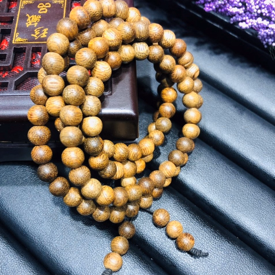 Trầm Rừng Lào Thiên Nhiên 108 Hạt 6 Ly Thơm Ngọt - Thắng Giang - Ảnh 6