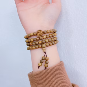 Vòng Tay Trầm Hương Tốc Phối Chữ Vạn - Thắng Giang