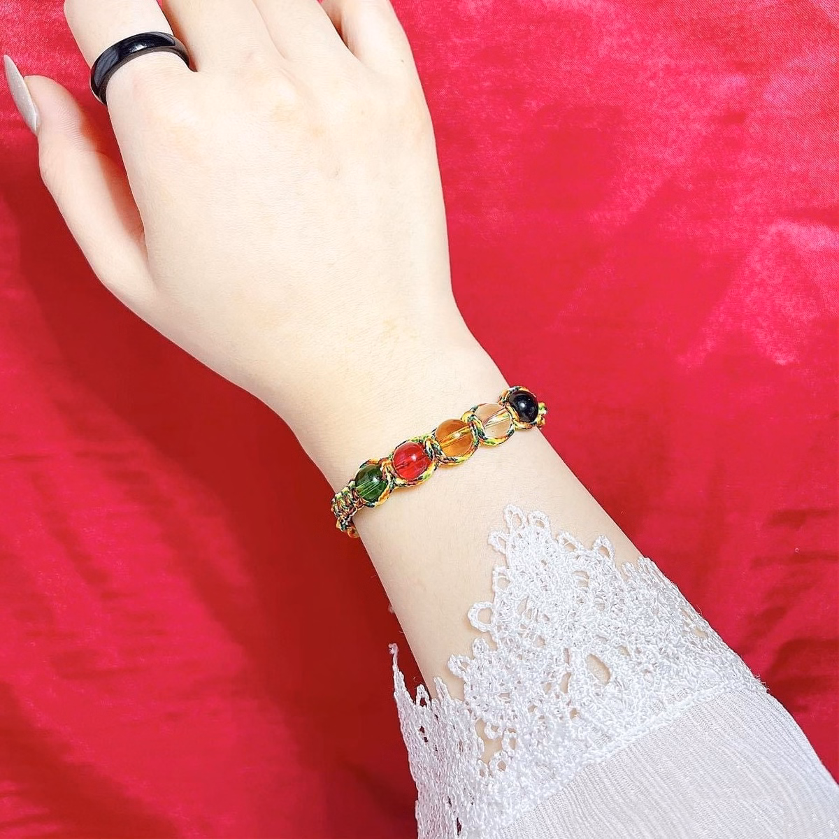 Vòng Tay Ngũ Hành Tết Chỉ Ngũ Sắc Màu Hỗn Hợp - Thắng Giang - Ảnh 3