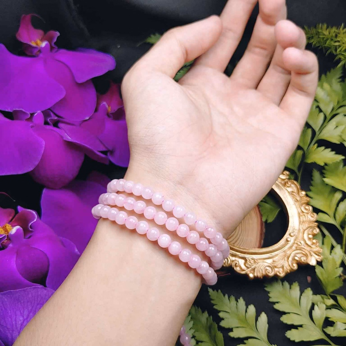 Vòng Tay Đá Thạch Anh Hồng Thiên Nhiên - Thắng Giang - Ảnh 3