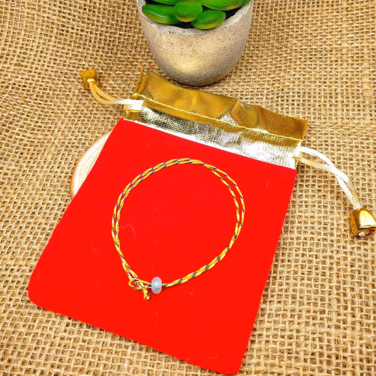 Vòng Tay Chỉ Ngũ Sắc May Mắn Điếu Cẩm Thạch - Thắng Giang - Ảnh 5