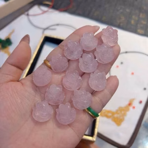 Mặt Hồ Ly Thạch Anh Hồng Thiên Nhiên - Thắng Giang