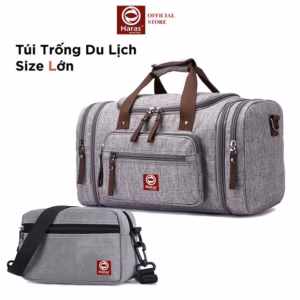 Combo Túi Trống Du Lịch Cỡ Lớn Và Túi Đeo Chéo Thời Trang Hr272Hr276- Haras