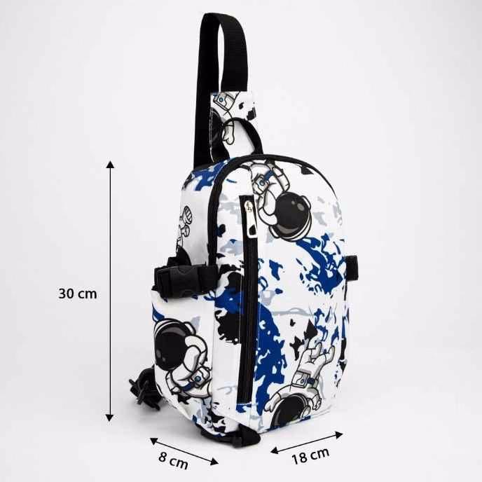 Túi Đeo Chéo Họa Tiết Unisex Thời Trang - Vanass - Ảnh 22