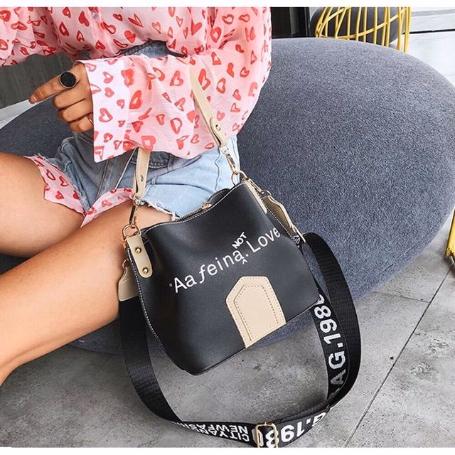 Túi Xách Nữ Not Love Dây Bản To Chắc Chắn Tm09 - Kk Store - Ảnh 7