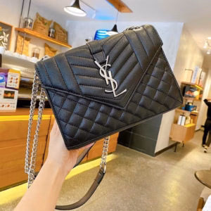 Túi Bì Thư Khóa Bạc Dây Xích Bạc Xh22 - Kk Store