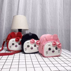 Balo Thỏ Xinh Xắn Kết Hợp Túi Đeo Chéo Cho Bé Yêu - Jinbbq