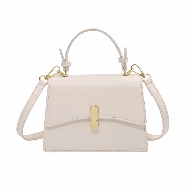 Túi Xách Nữ Da Pu Cao Cấp, Khóa Xoay Đeo Chéo Cá Tính - Jinbbq - Ảnh 4