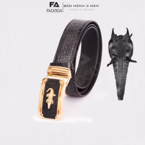 Thắt Lưng Cá Sấu Sp-Fcb01B Dây Liền Nguyên Miếng Bản Rộng 3.5Cm - Fadoda