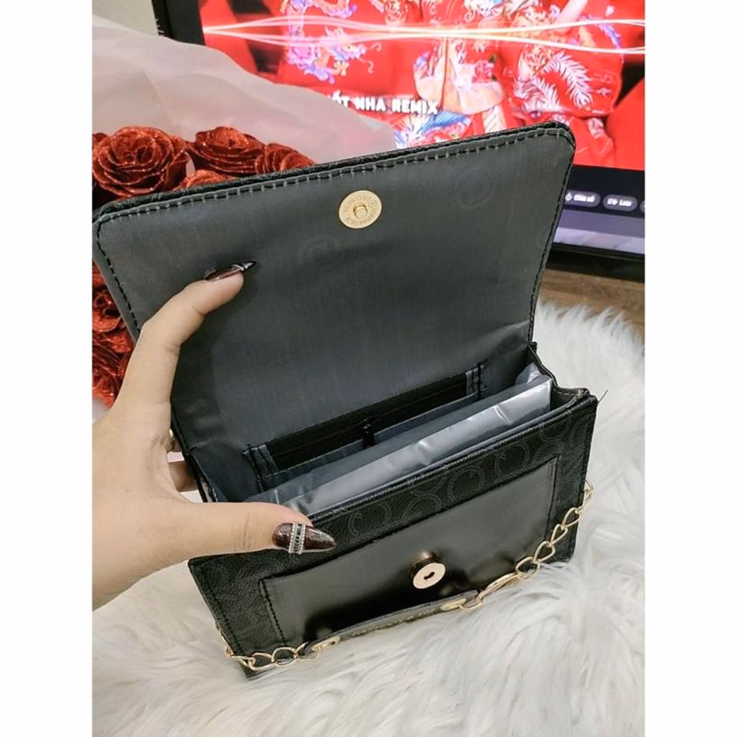 Túi Xách Nữ Mk Dây Bản To Kèm Phụ Kiện Bảng Xích - Jinbbq - Ảnh 5