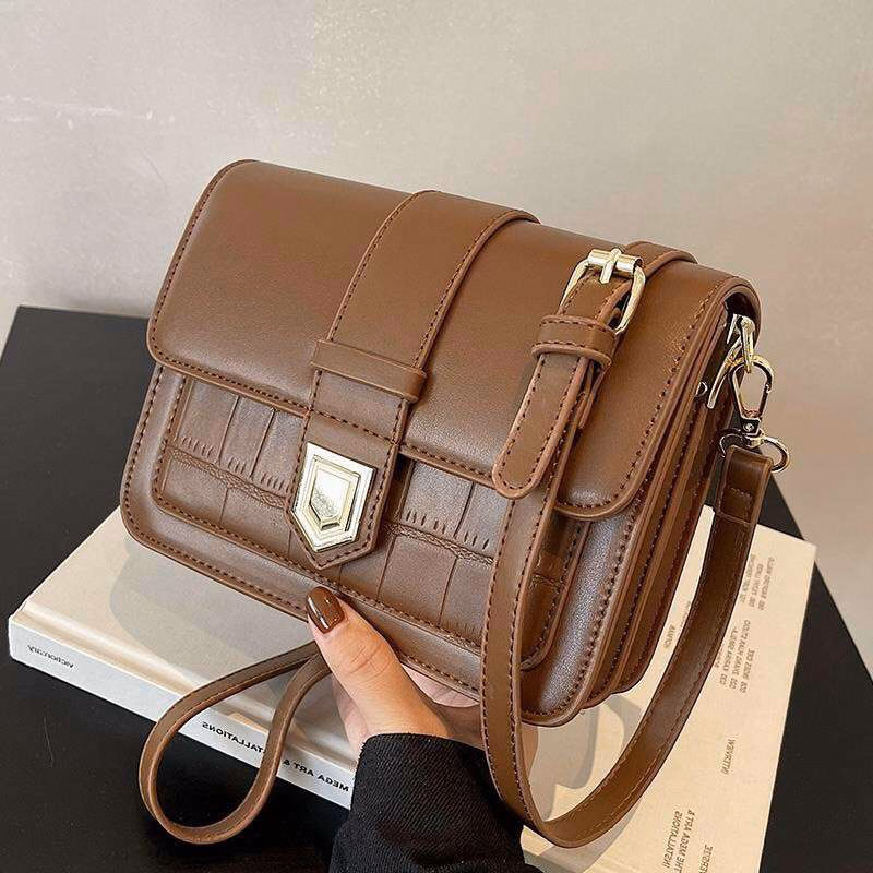 Túi Xách Nữ Mẫu Khóa Ốp Nhọn Hai Đáy - Jinbbq - Ảnh 2