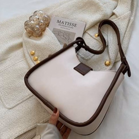 Túi Xách Nữ Cúc Cài Tròn Với Thiết Kế Bo Viền Cực Đẹp - Jinbbq - Ảnh 4