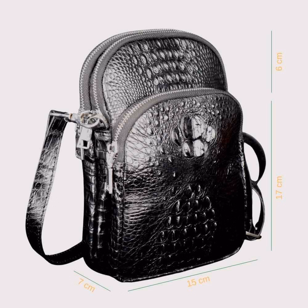 Túi Đeo Vai Nữ Da Cá Sấu Fchw26 - Fadoda - Ảnh 2