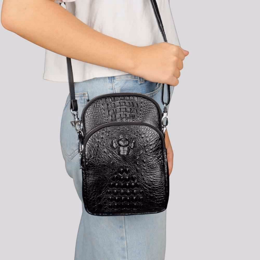 Túi Đeo Vai Nữ Da Cá Sấu Fchw26 - Fadoda - Ảnh 4