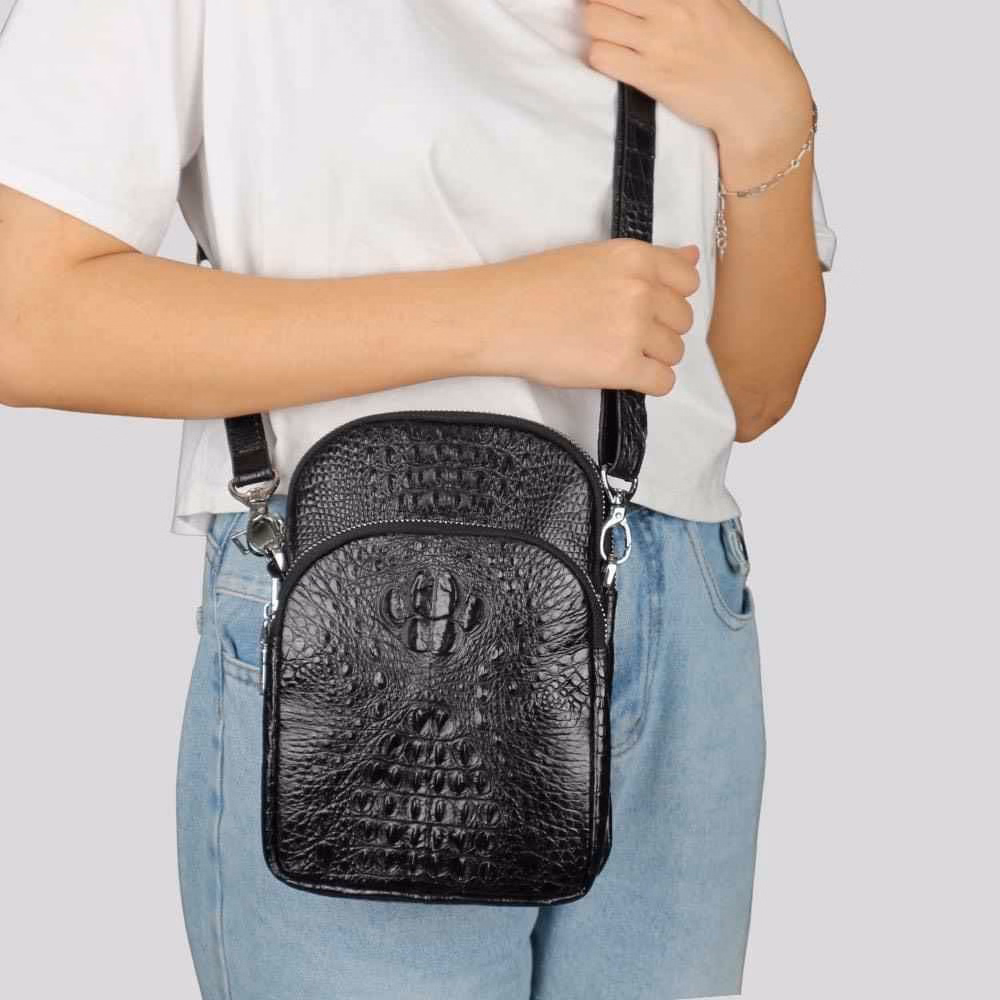 Túi Đeo Vai Nữ Da Cá Sấu Fchw26 - Fadoda - Ảnh 5