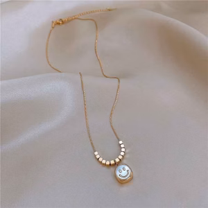 Vòng Cổ Sợi Mảnh Emoji Mặt Cười - Mushroom Lee