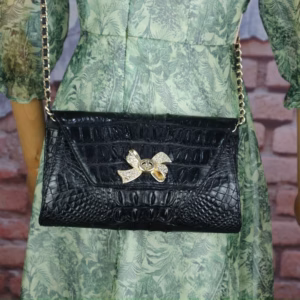 Túi Đeo Chéo Nơ Nữ Da Cá Sấu Fchw21 - Fadoda