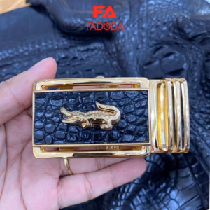 Mặt Nịt Da Các Sấu Mn1 Bản Rộng 3.5Cm - Fadoda