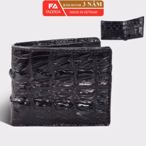 Ví Nam Da Cá Sấu Hai Mặt Vùng Da Đuôi Cá Sấu Sp-Fcw04D - Fadoda