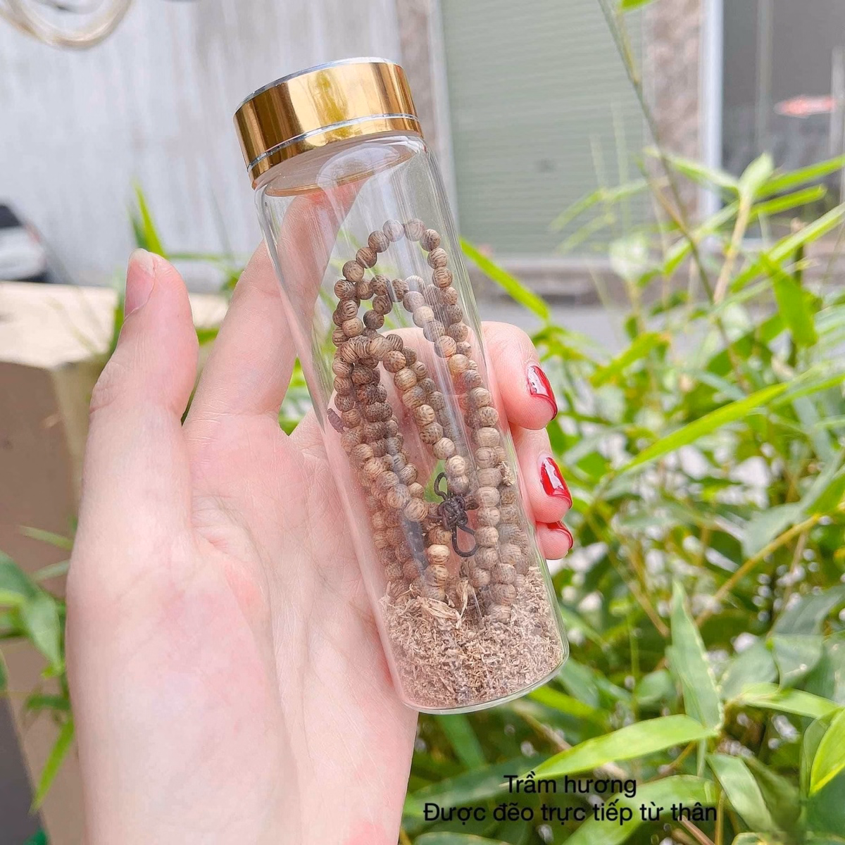 Vòng Tay Trầm Hương Tốc Rừng Lào Mộc Thiên Nhiên 4 Ly 216 Hạt - Thắng Giang - Ảnh 4