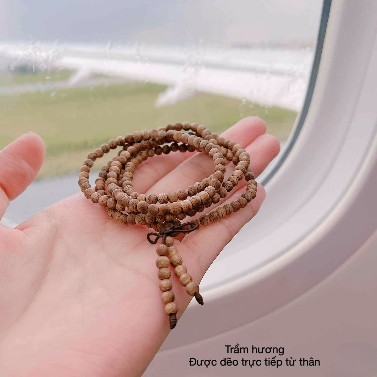 Vòng Tay Trầm Hương Tốc Rừng Lào Mộc Thiên Nhiên 4 Ly 216 Hạt - Thắng Giang - Ảnh 5