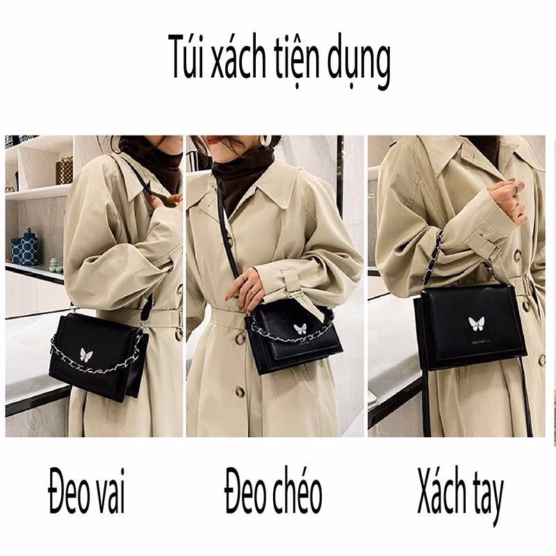 Túi Xách Nữ Họa Tiết Cánh Bướm Xinh Xắn Sh05 - Jinbbq - Ảnh 14