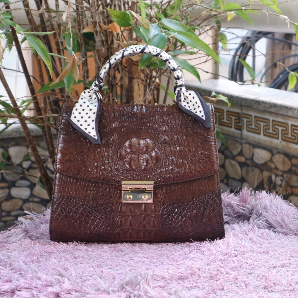Túi Xách Nữ Da Cá Sấu Fchw33 - Fadoda - Ảnh 2