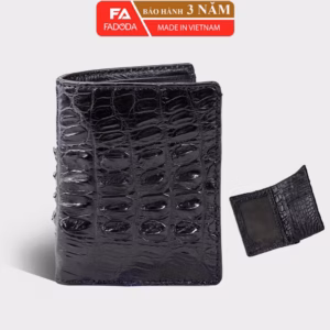 Ví Nam Da Cá Sấu Hai Mặt Sp-Fcw02D Đuôi Cá Sấu - Fadoda