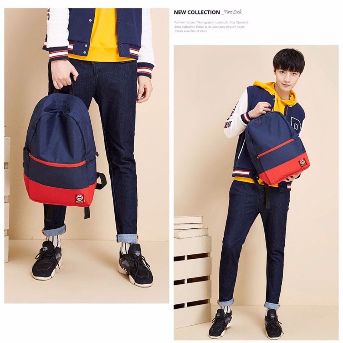 Balo Phối Màu Thời Trang Phong Cách Hrsl164 - Haras - Ảnh 7