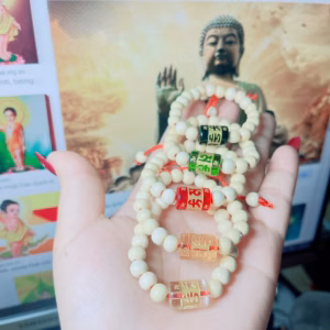 Vòng Tay Dâu Tằm Phối Lu Trú Bình An - Thắng Giang