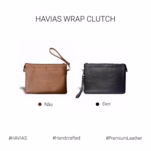 Clutch Túi Da Cầm Tay Wrap - Havias