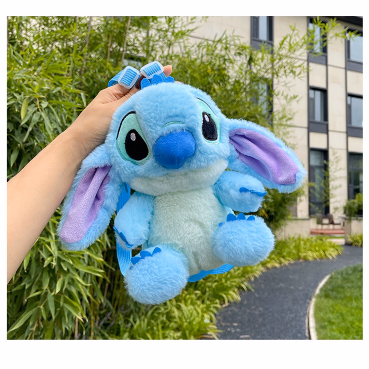Balo Gấu Bông Stitch Siêu Đáng Yêu, Túi Đeo Vai Thú Bông Hoạt Hình Disney Chú Chó Stitch Cute - Dmastore - Ảnh 5
