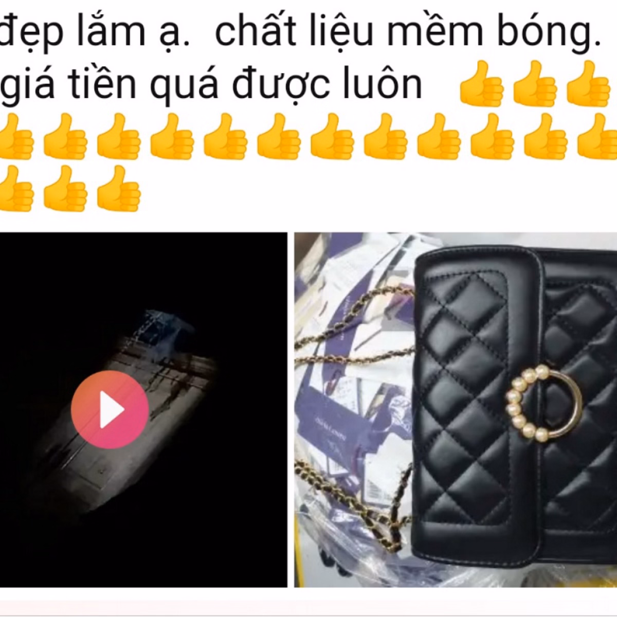 Túi Xách Nữ Đeo Chéo Dây Xích Phối Ngọc Cao Cấp Ctb21 - Bechip - Ảnh 14