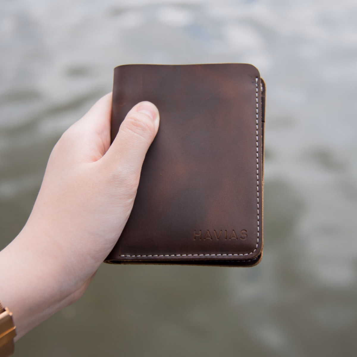 Ví Đứng Mini Vami Handcrafted Wallet - Havias - Ảnh 4