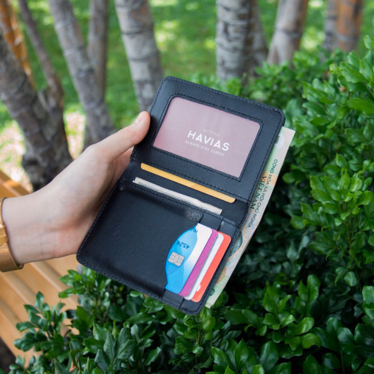 Ví Đứng Mini Vami Handcrafted Wallet - Havias - Ảnh 14