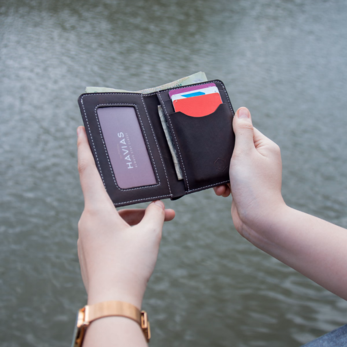 Ví Đứng Mini Vami Handcrafted Wallet - Havias - Ảnh 18