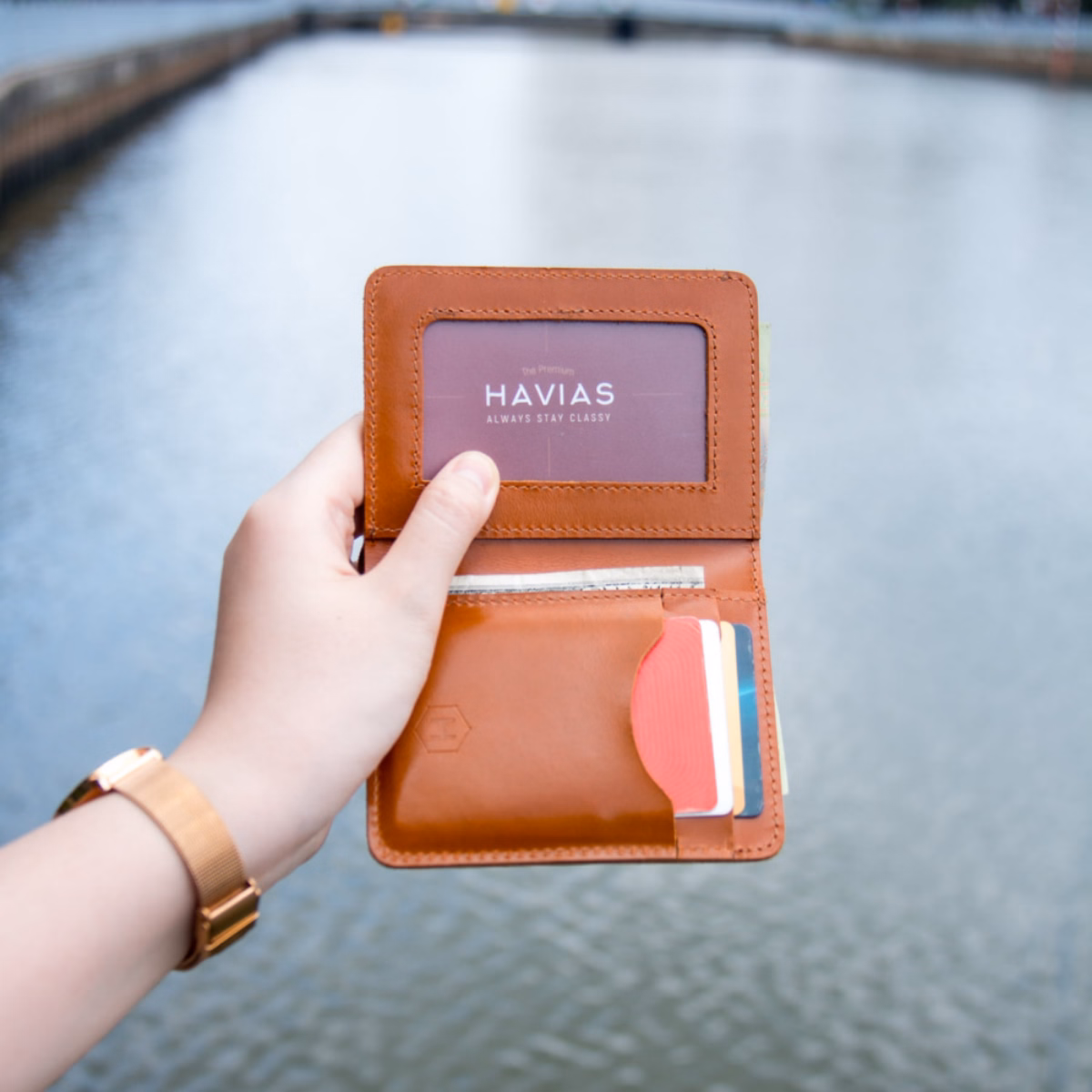 Ví Đứng Mini Vami Handcrafted Wallet - Havias - Ảnh 3