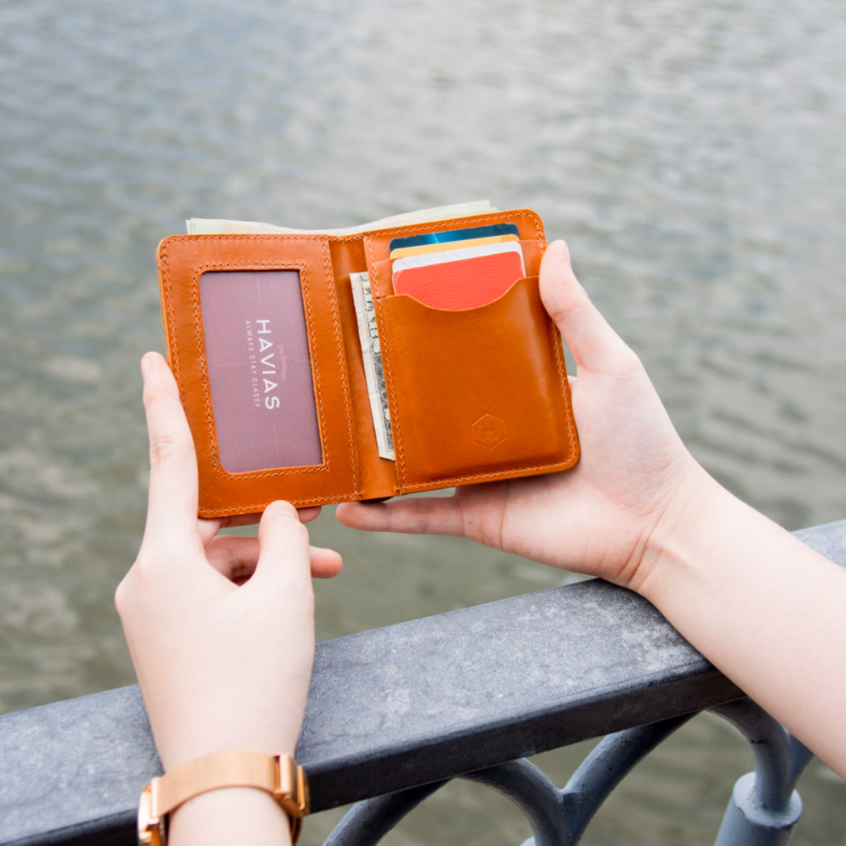 Ví Đứng Mini Vami Handcrafted Wallet - Havias - Ảnh 2